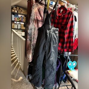 5Oaks Black Snow Bibs. Size XL